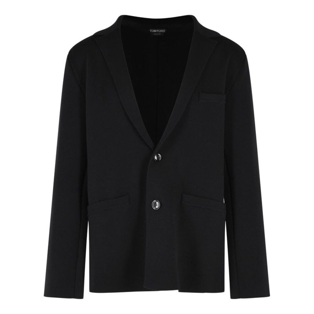 Tom Ford Black Wool Blazer Men